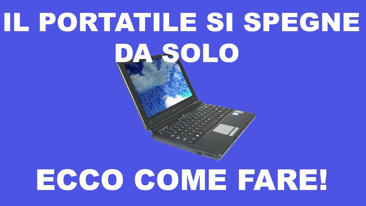 il computer si spenge da solo